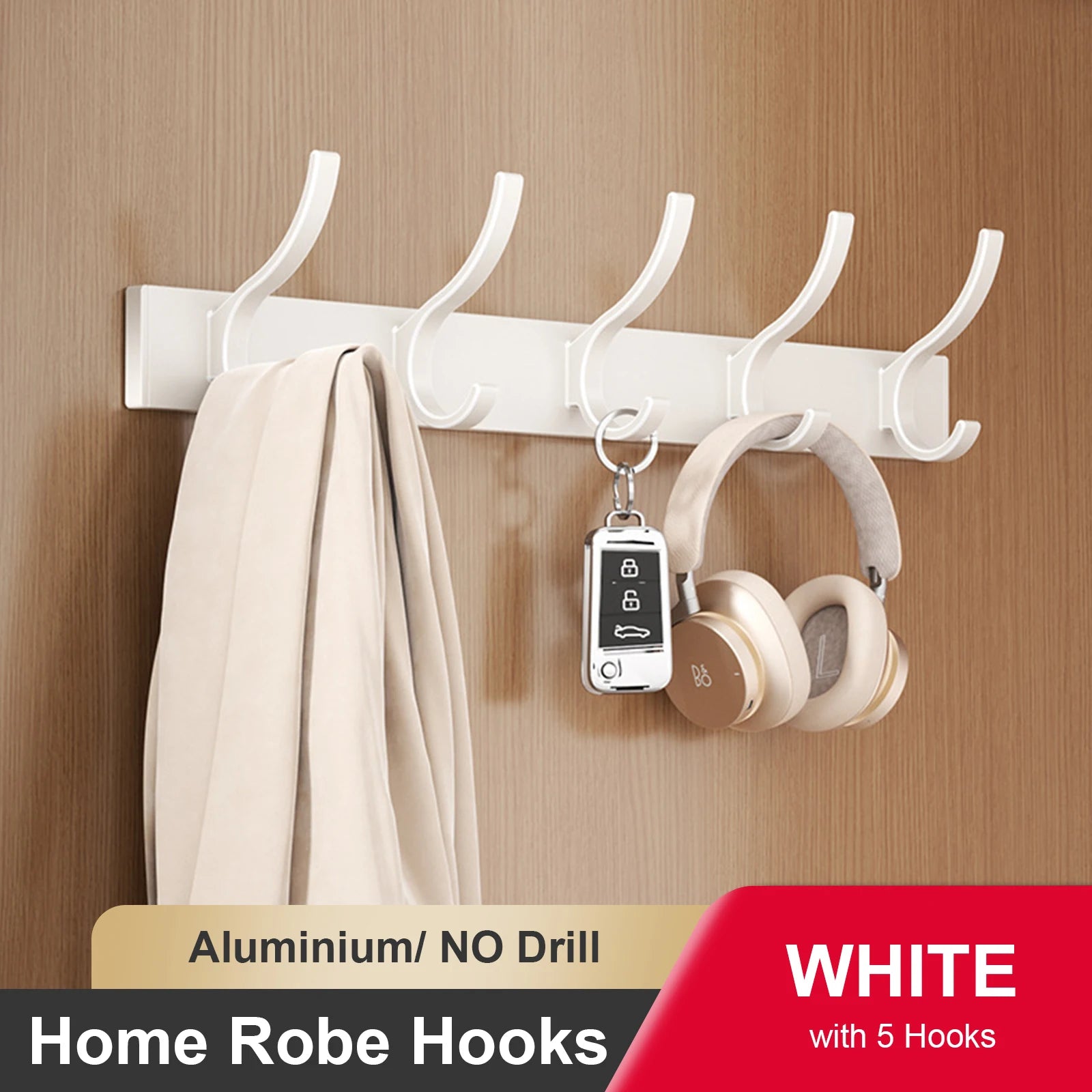 Clothes Hook Bathroom Towel Hanger Hook Wall Hook Adhesive Wall Hook No punching required Hanging Hooks Door Back Clothes Hook