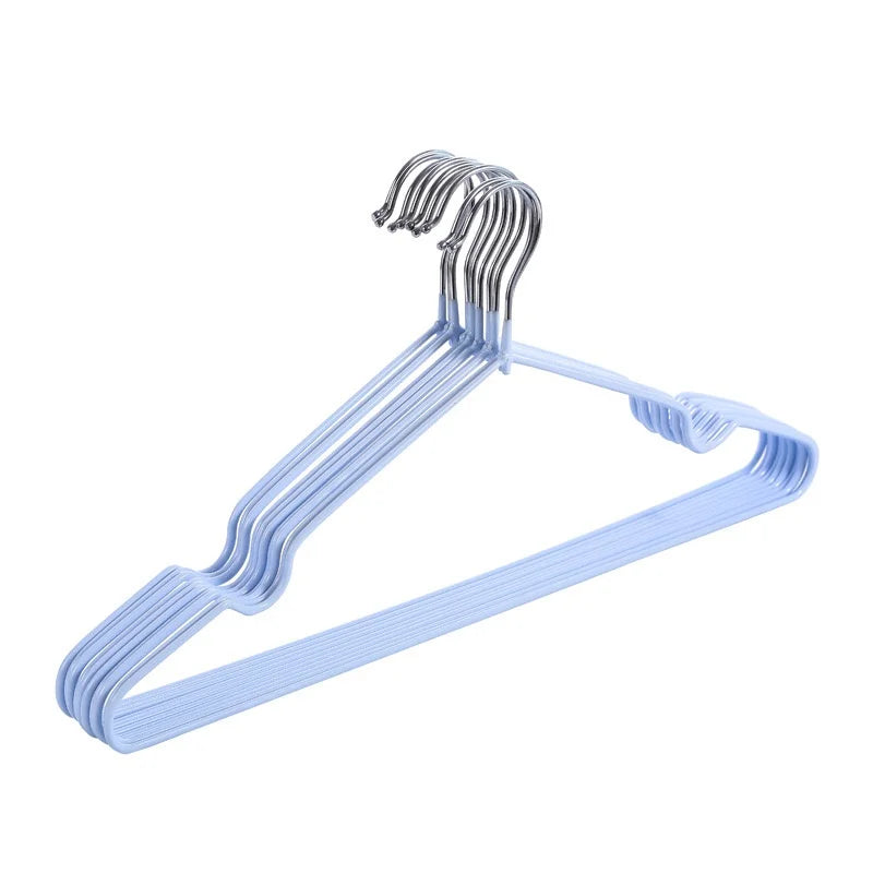Multi Functional Anti Slip No Trace Metal Hanger for Home Bathroom Wardrobe Clothes Organizer Durable Space Saving