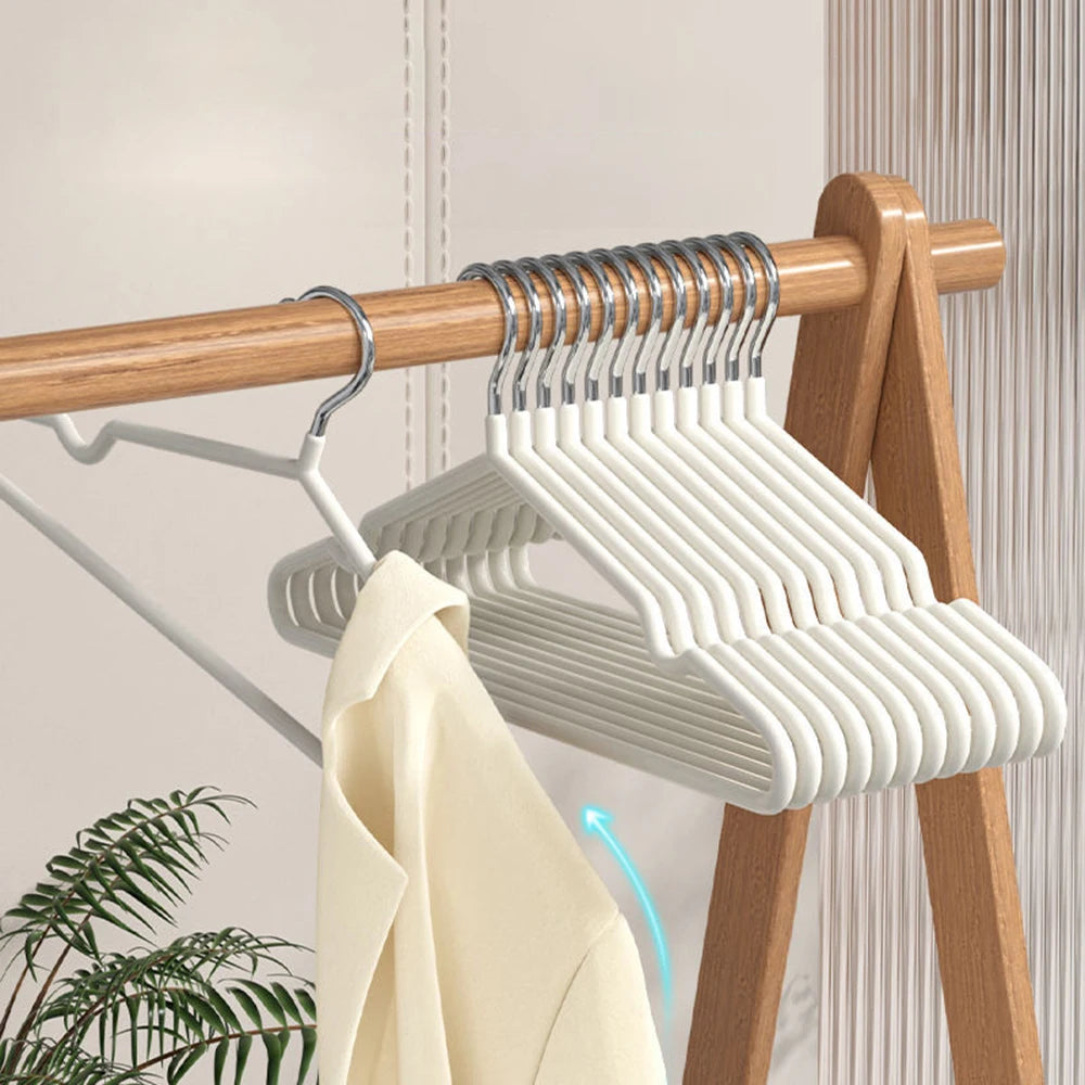 Non marking Clothes Hangers for Home Use Non slip Drying Hangers Metal Thick Clothes Hangers Storage Bedrooms Wardrobes Adult cl