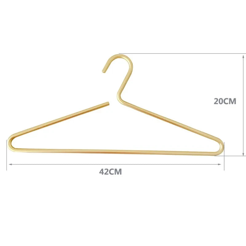 5/10PC,Bold Coat Hanger Space Alloy Suit Hanger,42CM Solid Clothes Rack,Noble, No trace, No Damage Clothes