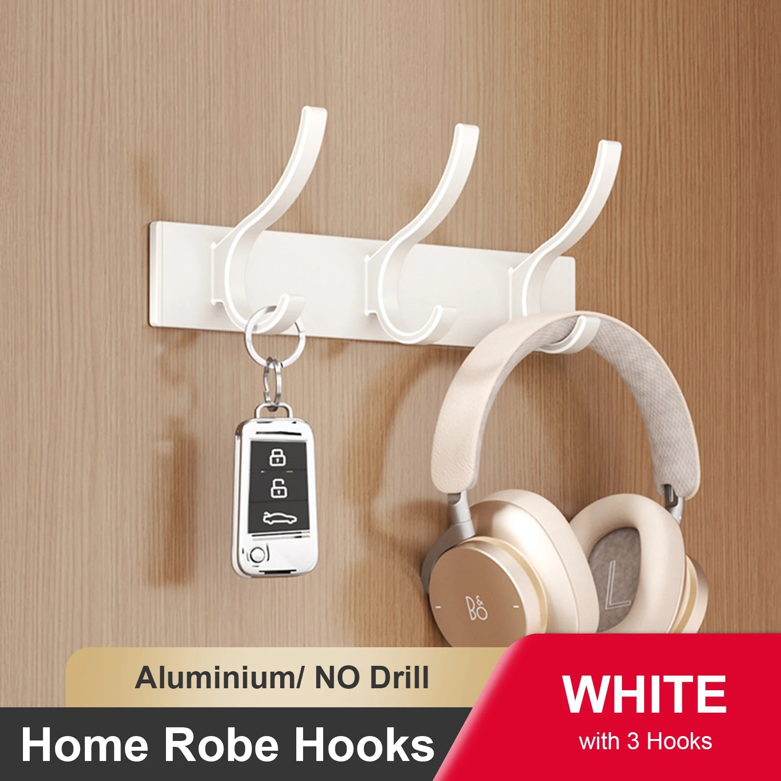 Clothes Hook Bathroom Towel Hanger Hook Wall Hook Adhesive Wall Hook No punching required Hanging Hooks Door Back Clothes Hook