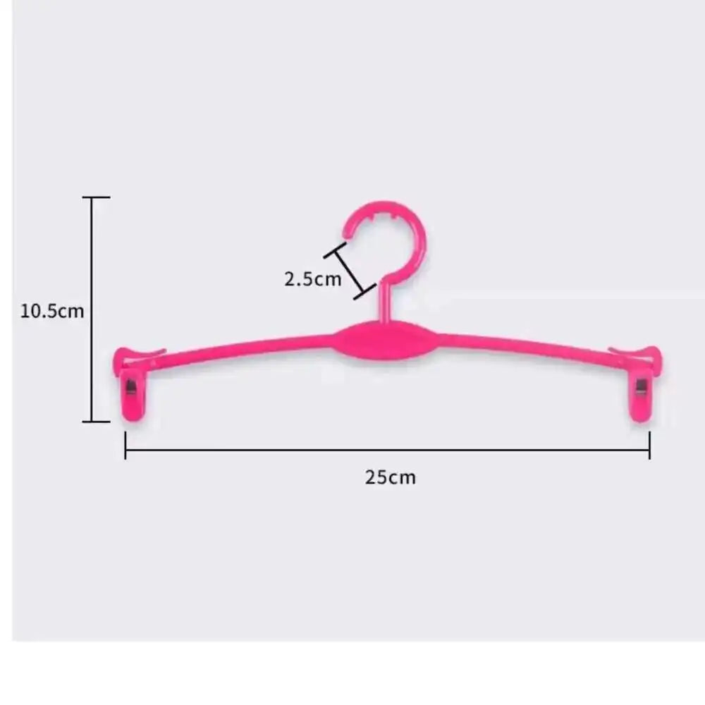 50Pcs Plastic Clip Underwear Violet Black Transparent Bra Frame Holder Rack Underpants Hanger Shop Store Holder Rack Coat Racks