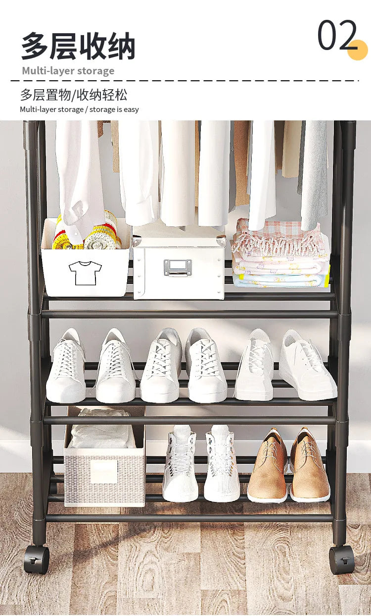 Scarf Coat Racks Wearing Professional Clothes Rack Standing Hanger Stand Furniture for Clothes Hook Wall Mounting Shelf Home