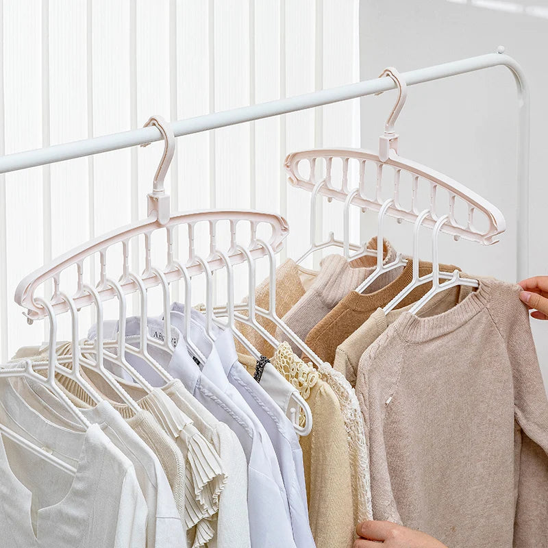 9 Hole Foldable Hanger Wardrobe Space Saving Storage Hanger For Clothes Drying Hangers Storage Organizers Rack Coat Pants Hanger