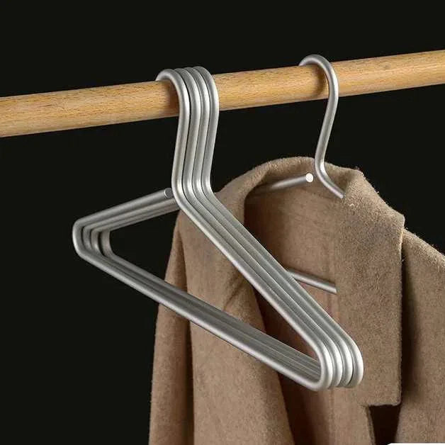 5/10PC,Bold Coat Hanger Space Alloy Suit Hanger,42CM Solid Clothes Rack,Noble, No trace, No Damage Clothes