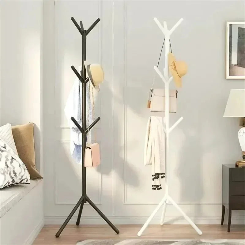 Office Living Room Bedroom Vertical Clothes Rack Assembly Multifunctional Storage Rack Simple Modern Clothes Rack Floor Coat Rac