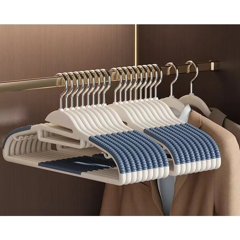 Durable 10PCS Non-Slip Clothes Hangers No Trace Home Organizer Space Saving Creative Dormitory Storage Rack