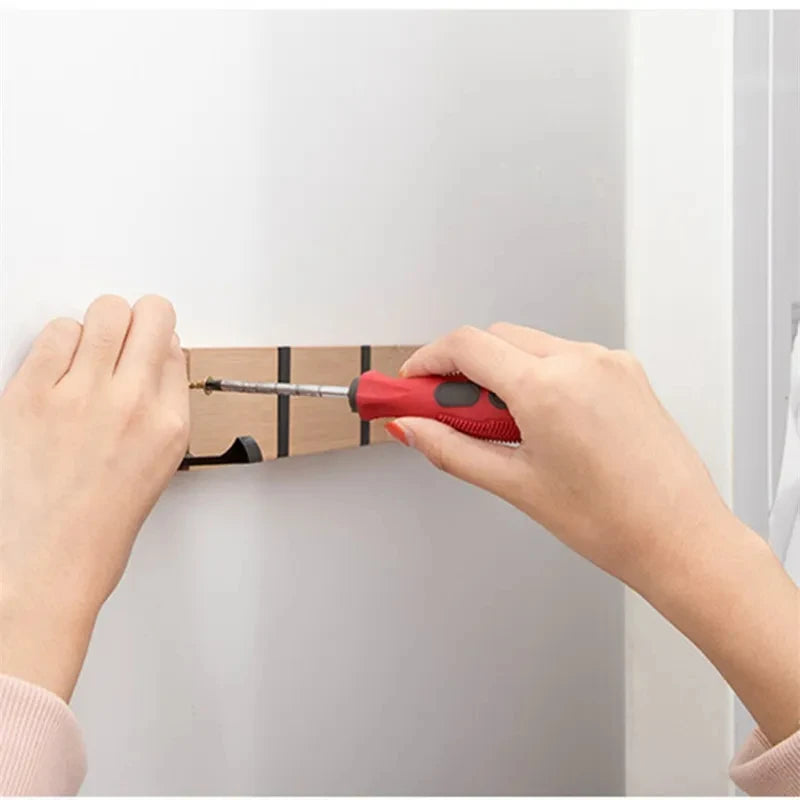 Foldable Bamboo Wall-Mounting Clothes Hooks Household Clothes Shelf Towel Coat Hook Door Hangers Bathroom Rack