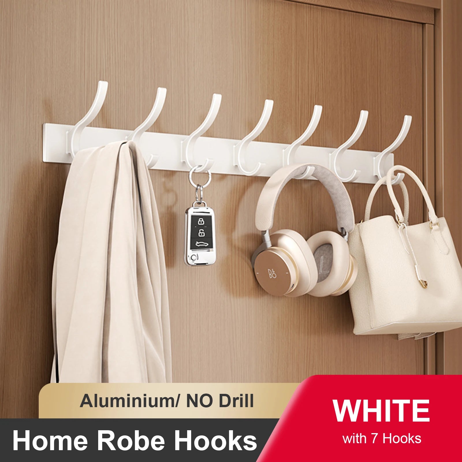 Clothes Hook Bathroom Towel Hanger Hook Wall Hook Adhesive Wall Hook No punching required Hanging Hooks Door Back Clothes Hook