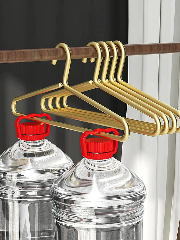 5/10PC,Bold Coat Hanger Space Alloy Suit Hanger,42CM Solid Clothes Rack,Noble, No trace, No Damage Clothes