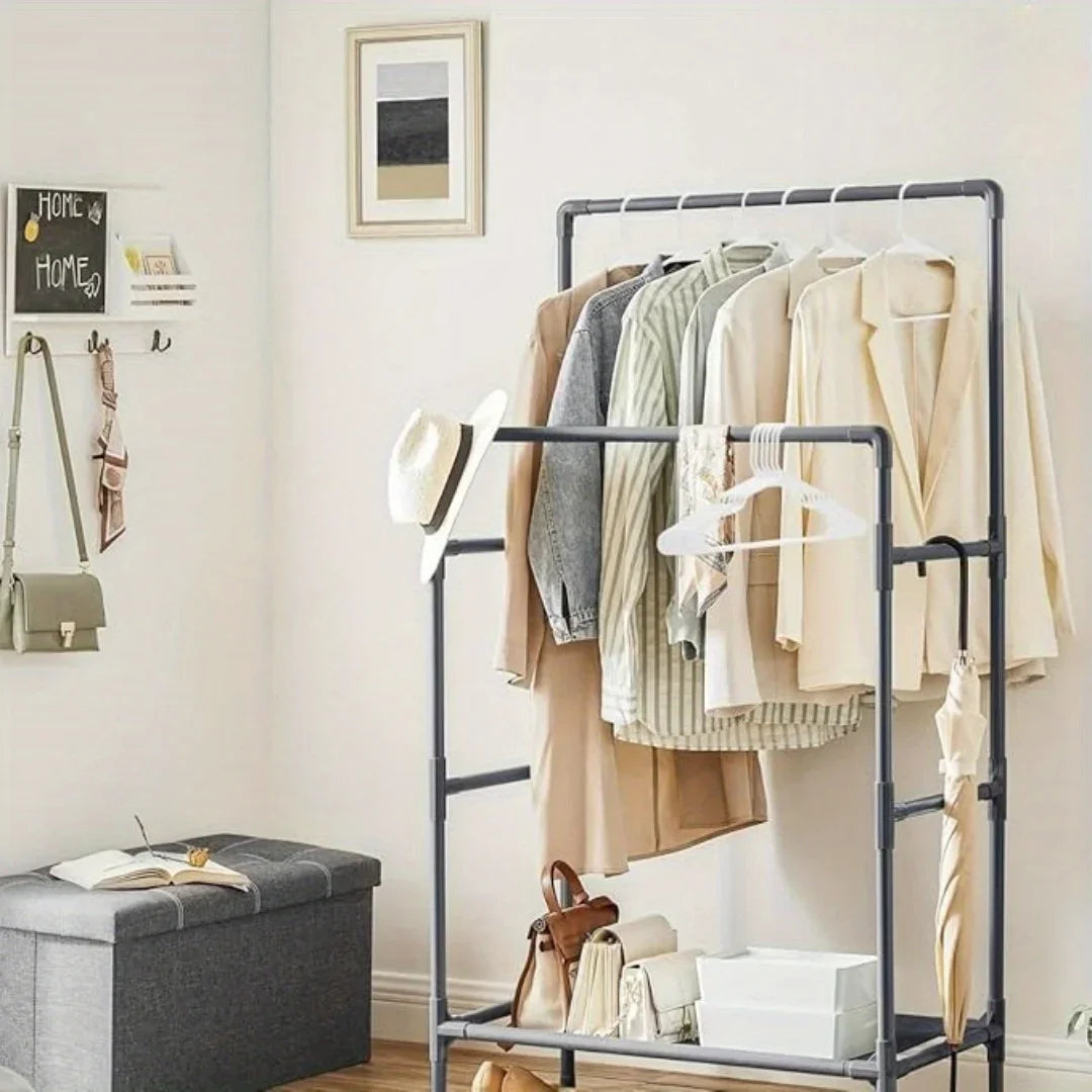 Clothes Hangers, Non Slip Plastic Coat Hangers, Space Saving Hangers, Heavy Duty, Hanging Dry Wet Clothes