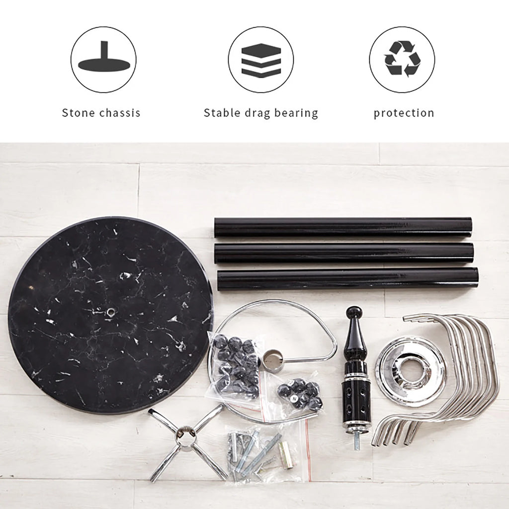 Hat Jacket Stand Tree Holder Hanger Rack Marble Base Coat Tree Coat Racks with 16 Hooks