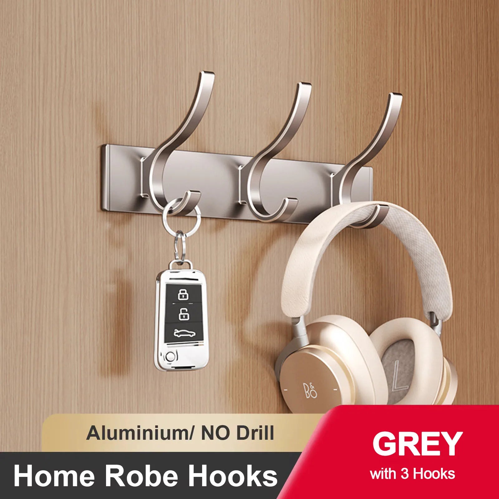 Clothes Hook Bathroom Towel Hanger Hook Wall Hook Adhesive Wall Hook No punching required Hanging Hooks Door Back Clothes Hook