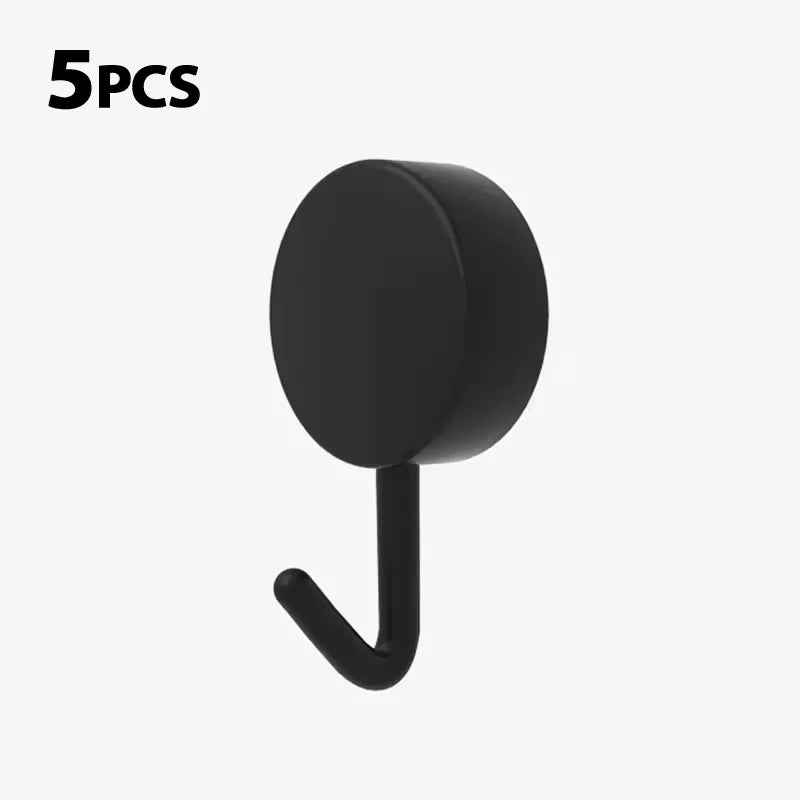 5/10PCS Self Adhesive Wall Hook Strong Without Drilling Clothes Toilet Bathroom Door Kitchen Towel Hanger Home Table Locker Hook