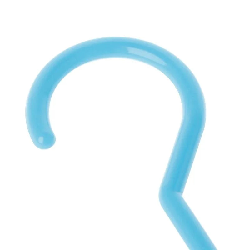 10Pcs/Set Portable Children Clothes Hanger Toddler Baby Coat Plastic Hanger Hook approx.27x14cm