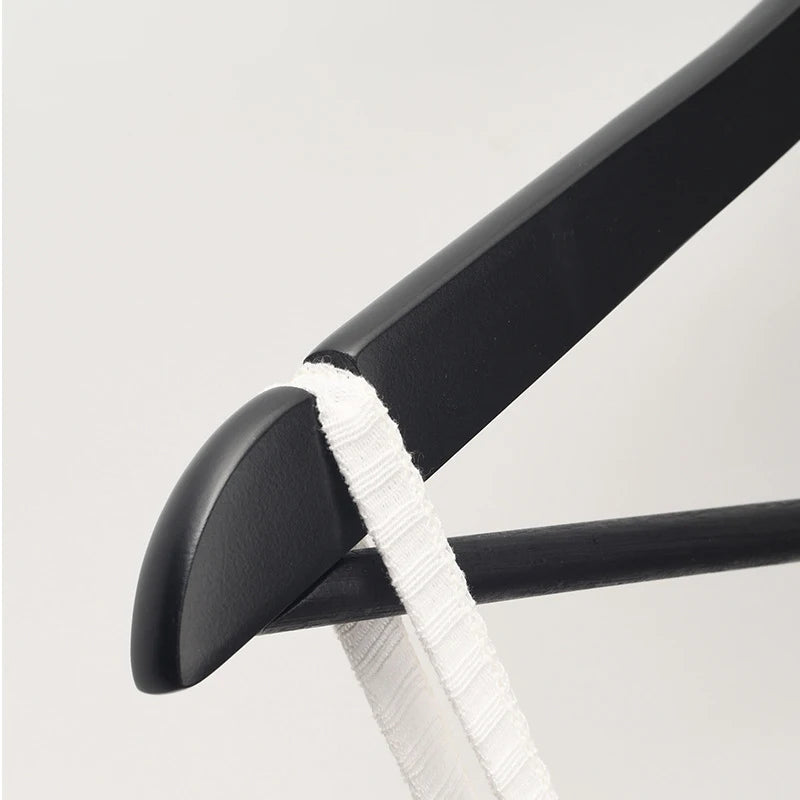 40/44CM Anti-slip Wooden Coat Hanger Suit Clothes Organizer,10PC Adult Clothes Hanger Wardrobe space-saving ﻿